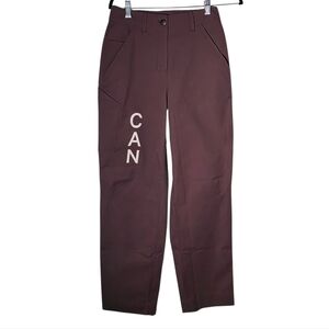 Lululemon Carpenter HR Pant TCA Water Repellent Barrel Leg Pants Brown Size 26